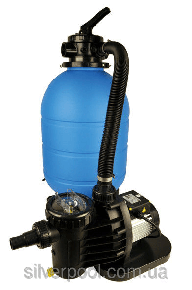 Фильтровальная установка ProAqua 320 (полипропилен) , загрузка песка 25 кг, 4 м³/час, 6 позиционный верхний кл.